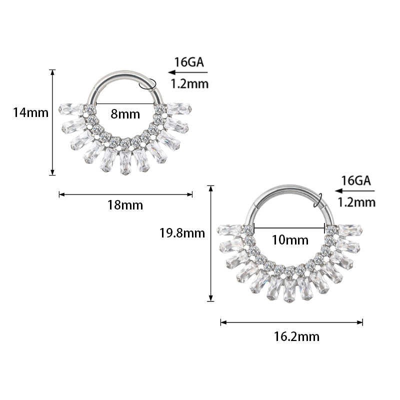 Hinged Segment Hoop Ring