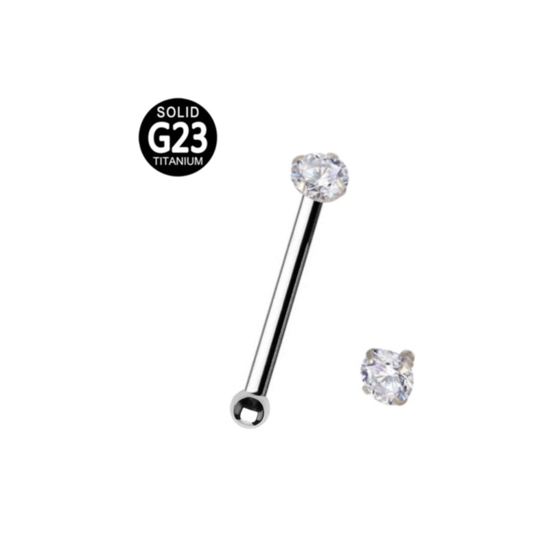 Straight barbell gem TB-1014